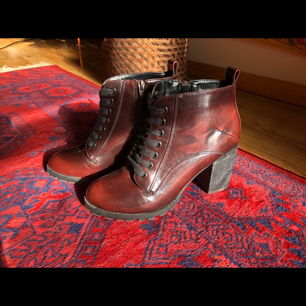 Maroon booties - Picture 4 of 5